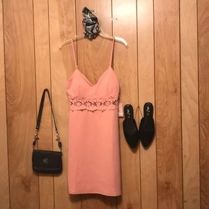 Iris Tank Top Dress Midriff Floral Cutout